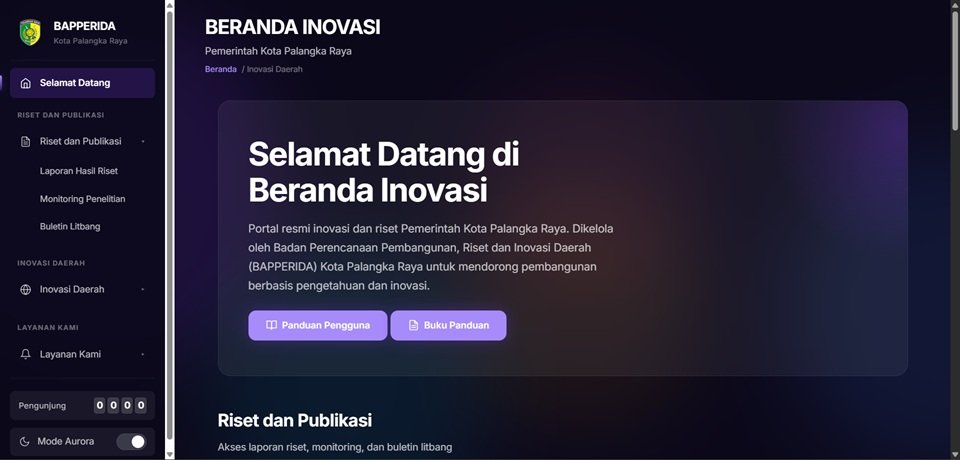 BINA PAHARI, Beranda Inovasi Kota Palangka Raya
